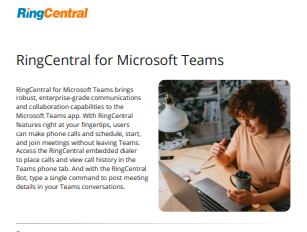 RingCentral for Microsoft Teams