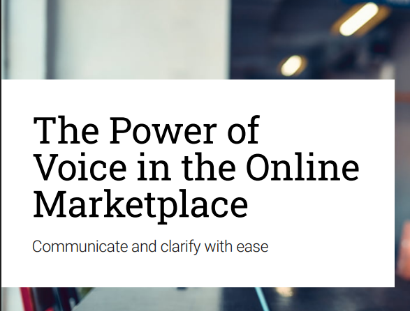The Power of Voice in the Online Marketplace
